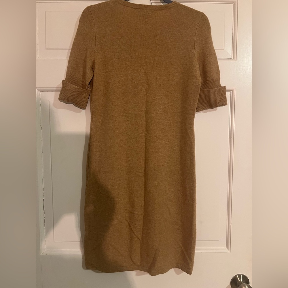 Cashmere Blend Tan Dress